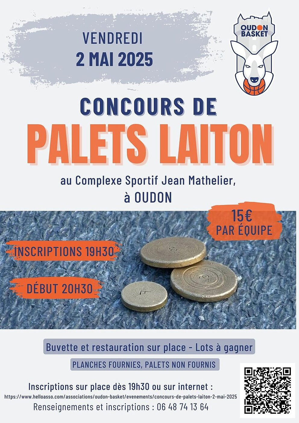 Concours de palets laiton