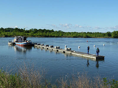Déplacement du ponton Déplacement du ponton