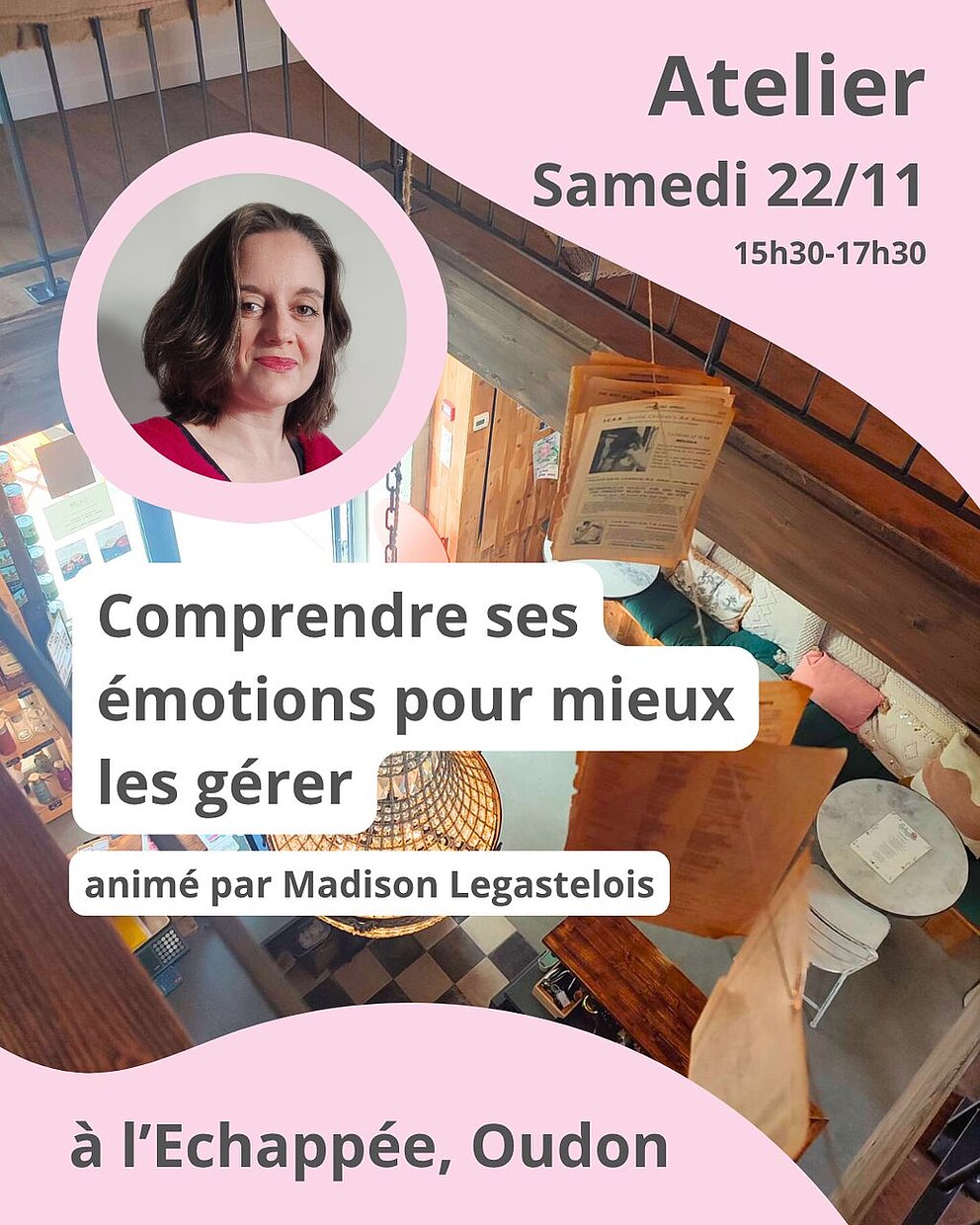 Atelier : comprendre ses émotions pour mieux les gérer