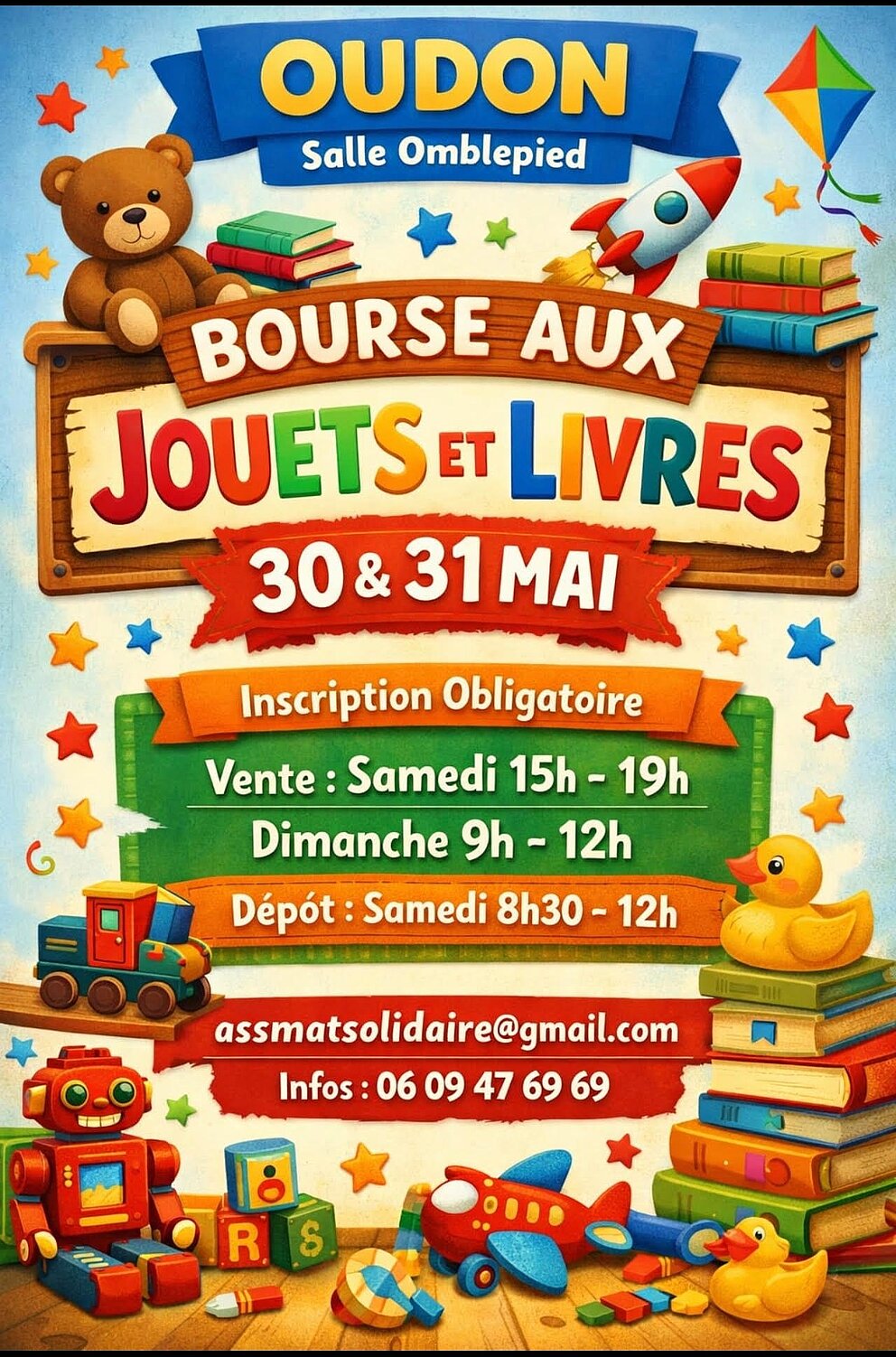 Bourse aux jouets et livres